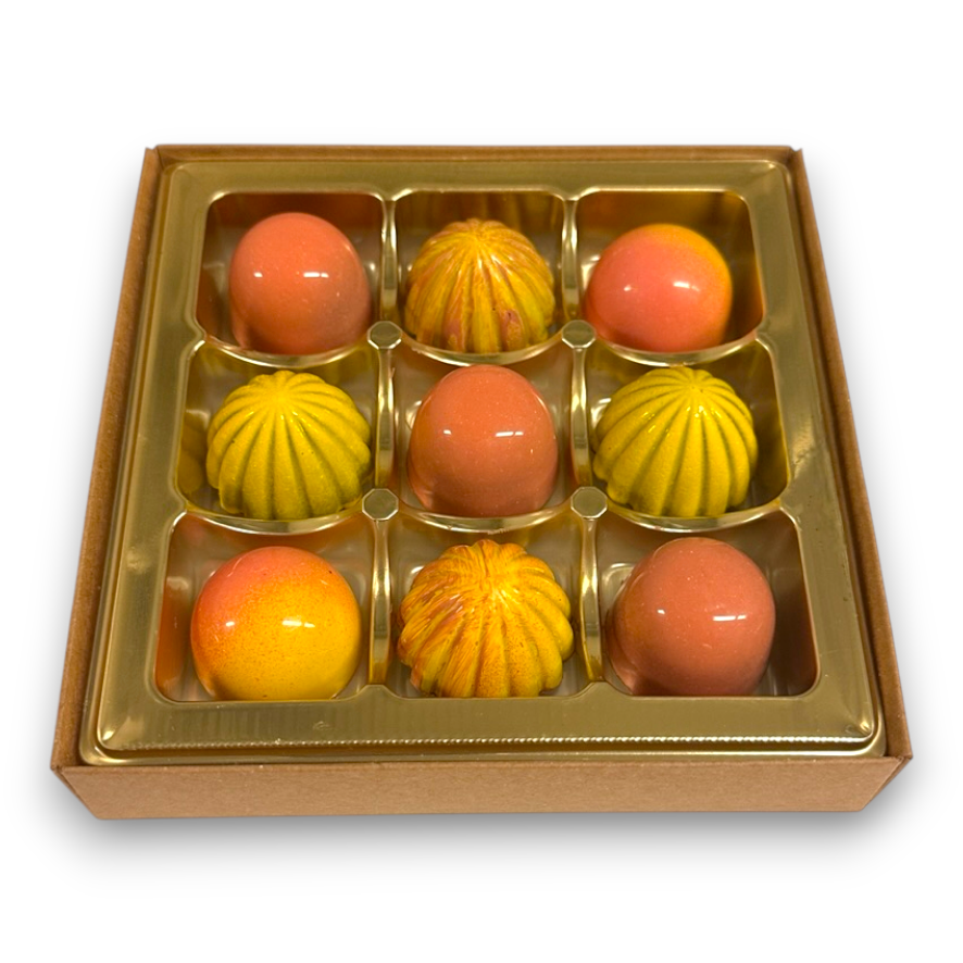 9-ask: Med bl.a. Prosecco, Morotskaka, Maskros, Havtorn