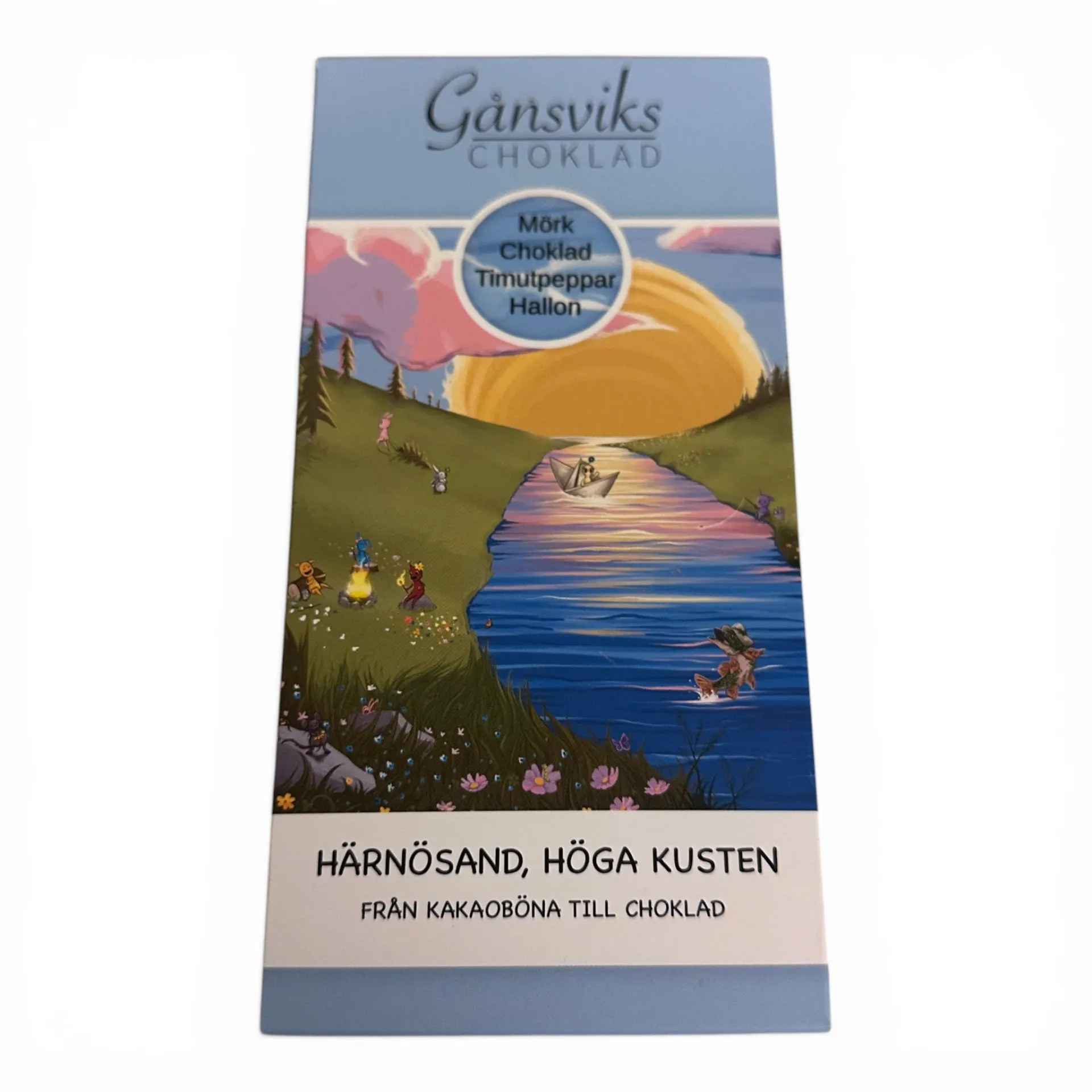 Mörk Choklad med Timutpeppar & Hallon